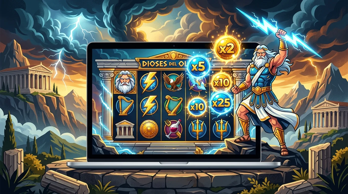 Slot de dioses: multiplicadores, rayos y giros gratis