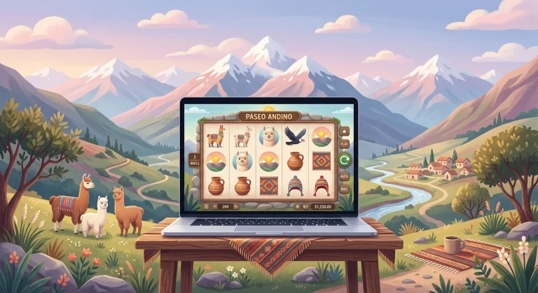 Slot andina suave: montañas, llamas y partidas relajadas
