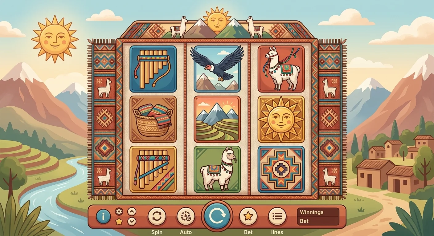 Slot andina suave: montañas, llamas y partidas relajadas mid image