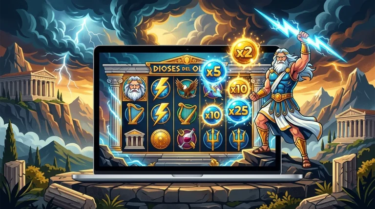 Slot de dioses: multiplicadores, rayos y giros gratis