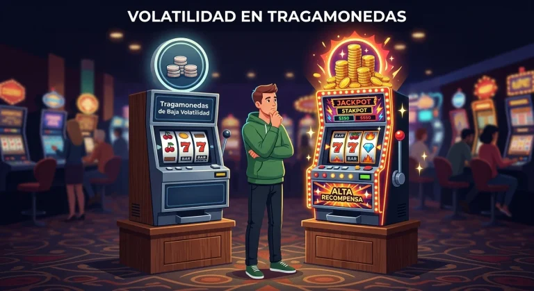 Slots de alta y baja volatilidad: cuál elegir